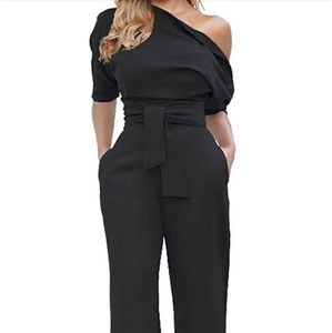 Grace Elbe one shoulder jumpsuit